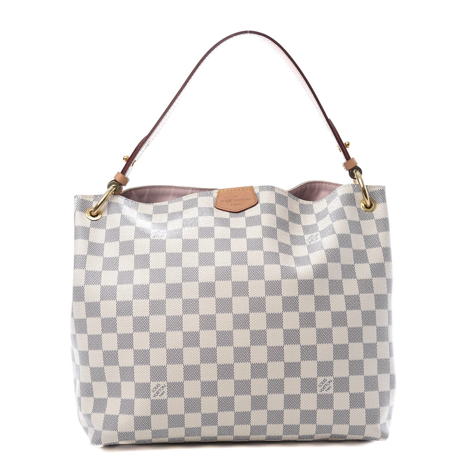 Louis Vuitton Damier Azur Graceful PM Rose Ballerine 1 of 10
