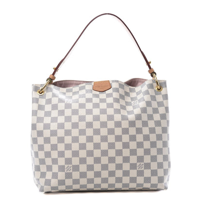 Louis Vuitton Damier Azur Graceful PM Rose Ballerine 1 of 10