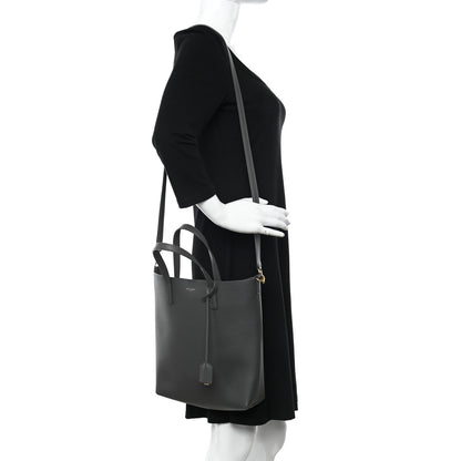 Saint Laurent Calfskin Toy Shopping Tote Earth Grey 2 of 10