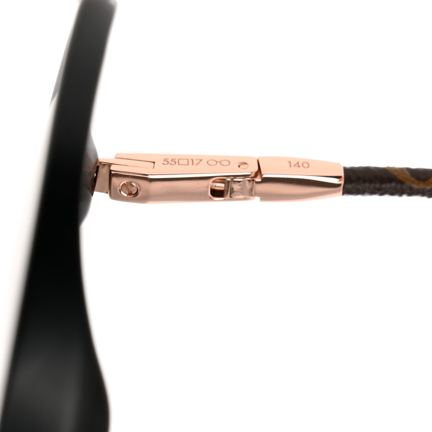 Monogram Acetate Charlotte Sunglasses Z0781E Black