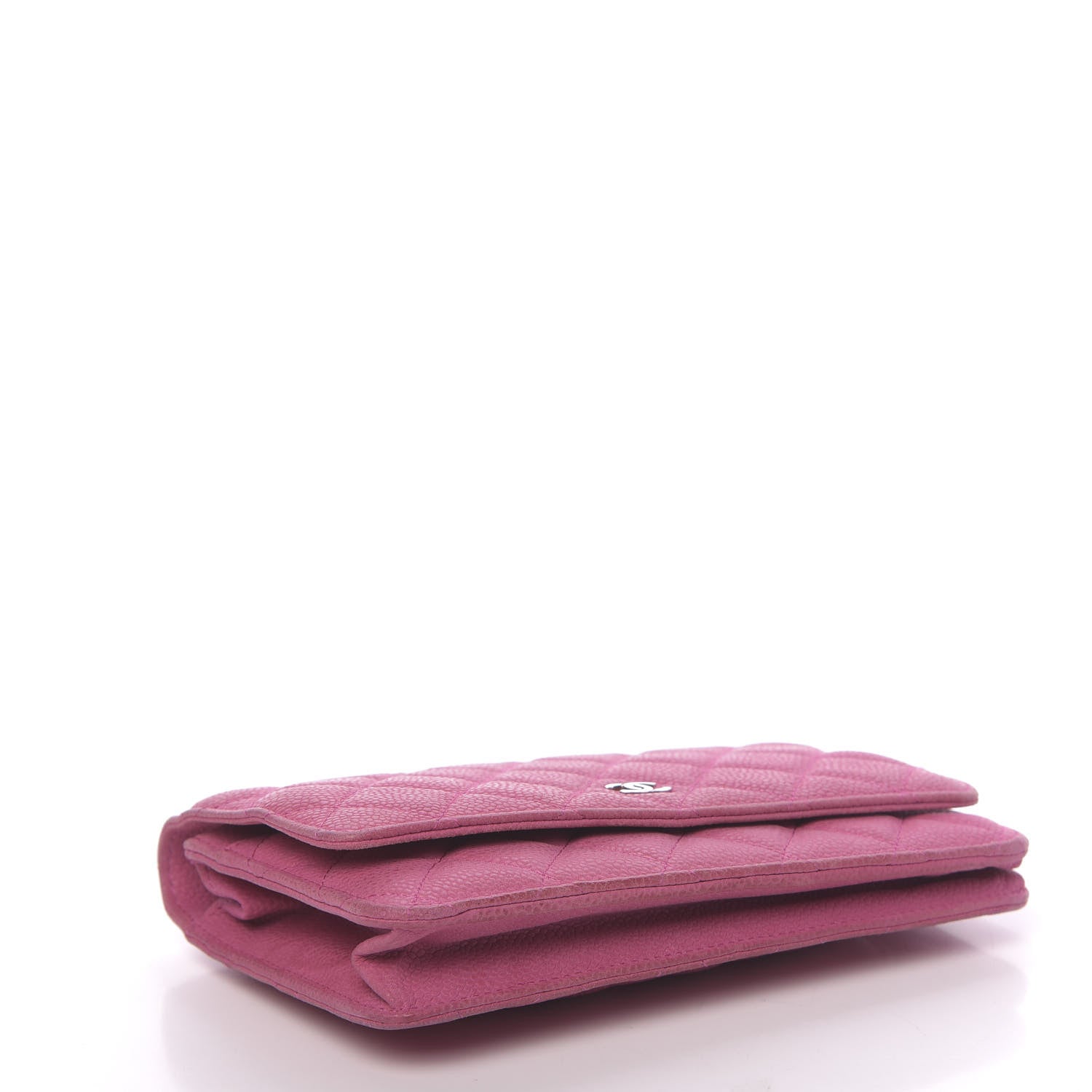 Chanel Iridescent Caviar Quilted Wallet on Chain WOC Pink 4 of 15