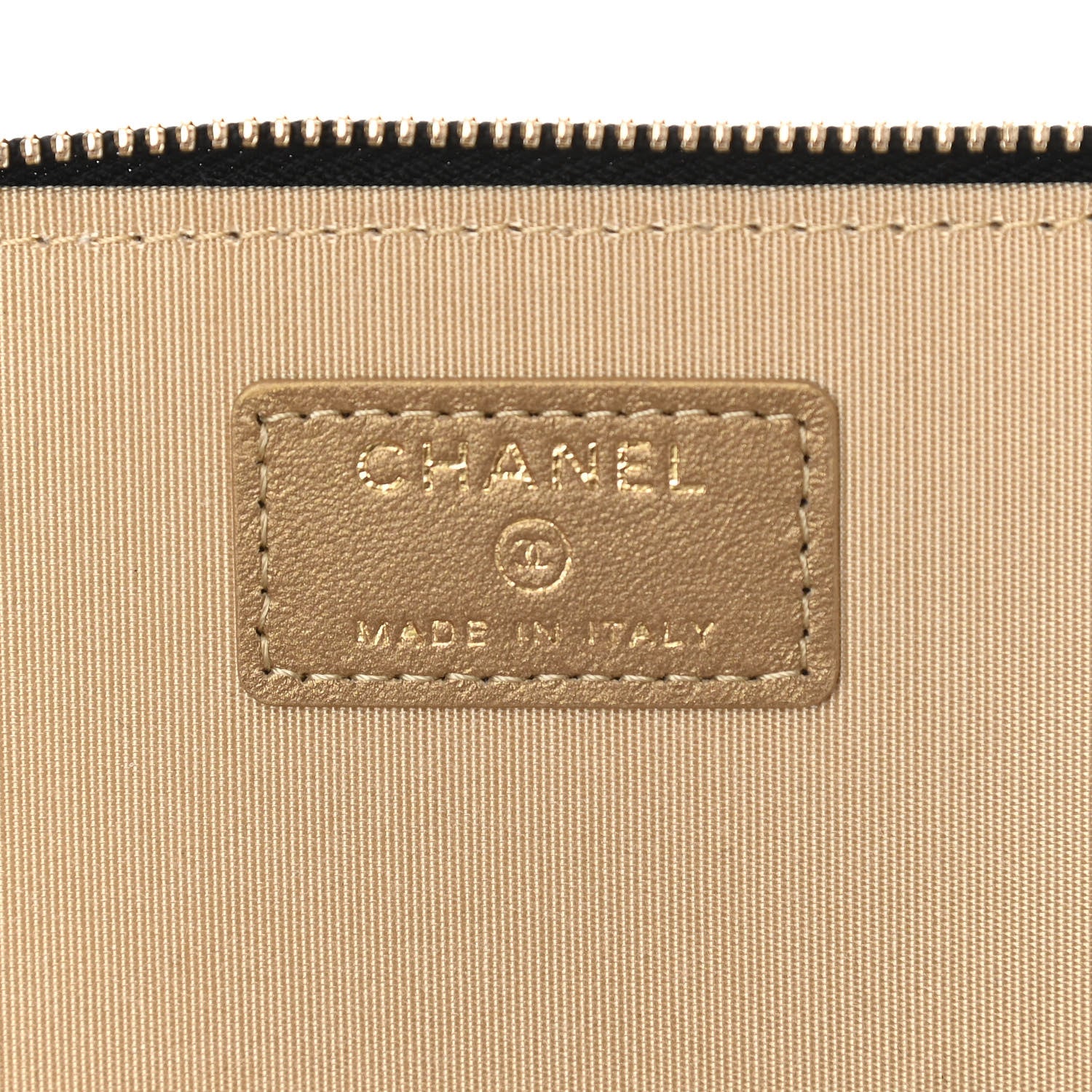 Chanel Lambskin Quilted Pearl Crush Small Vanity Case With Chain Black 6 of 11