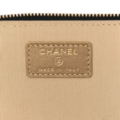 Chanel Lambskin Quilted Pearl Crush Small Vanity Case With Chain Black 6 of 11