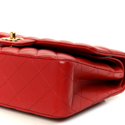 Chanel Lambskin Quilted Medium Double Flap Red 11 of 11