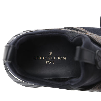 Louis Vuitton Technical Nylon Monogram Rubber Aftergame Sneakers 38.5 Black 9 of 12