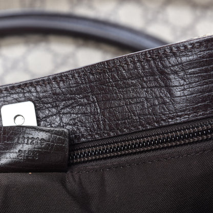 Gucci GG Plus Monogram Vertical Tote Dark Brown 9 of 10
