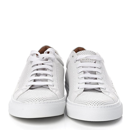 Givenchy Calfskin Perforated Womens Urban Street Sneakers 37.5 White 2 of 17