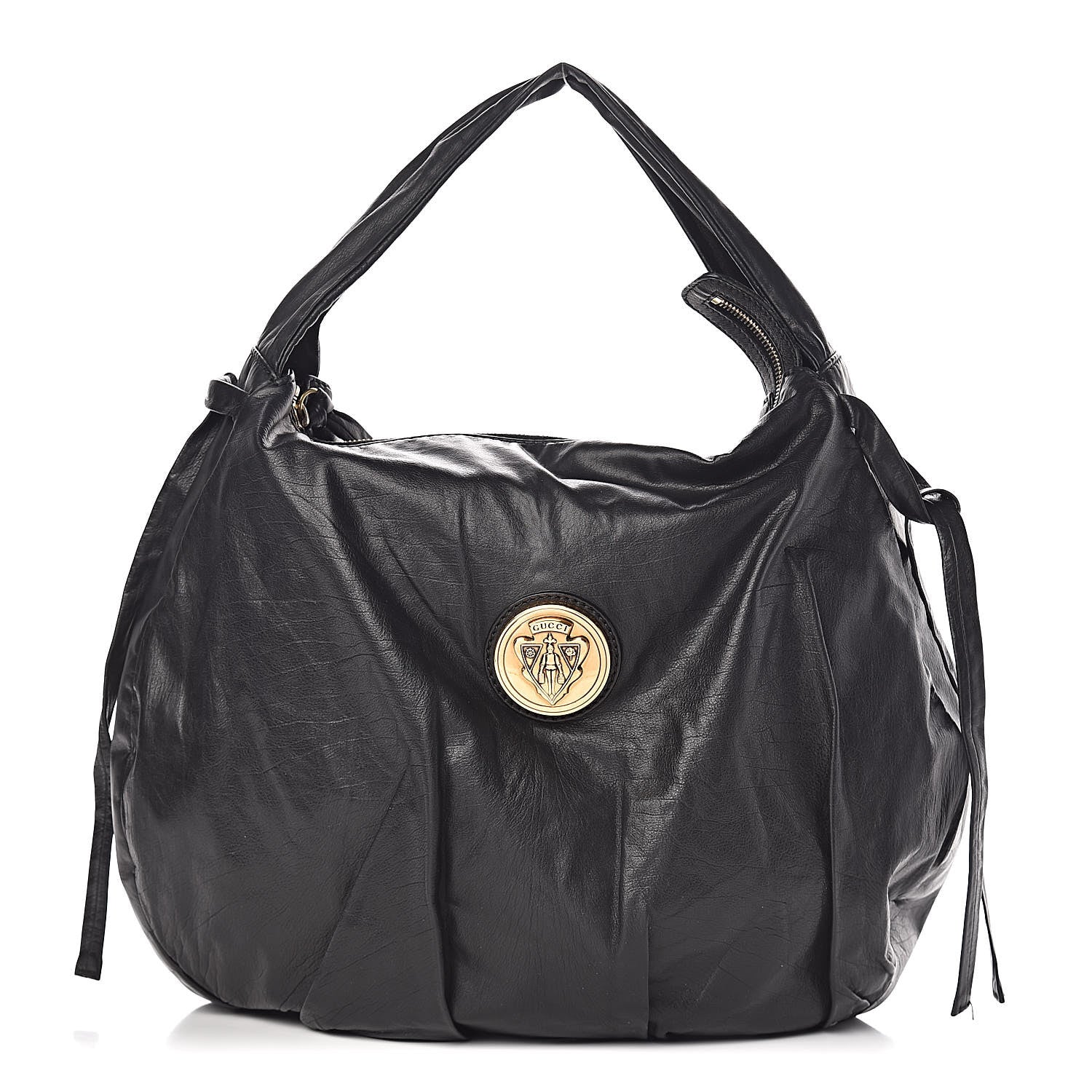 Gucci Calfskin Medium Hysteria Hobo Black 1 of 10