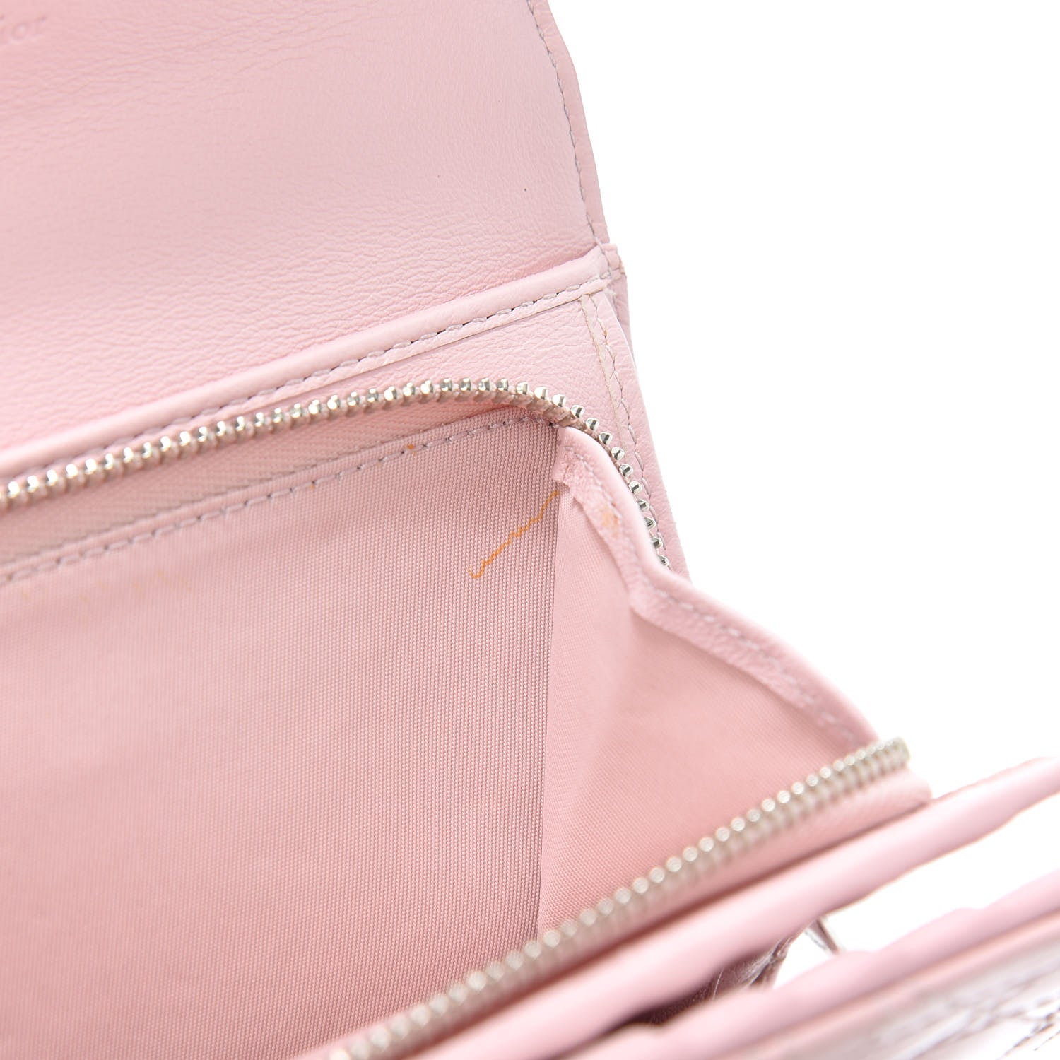 Christian Dior Patent Cannage Lady Dior Explorateur Wallet Pink 9 of 9