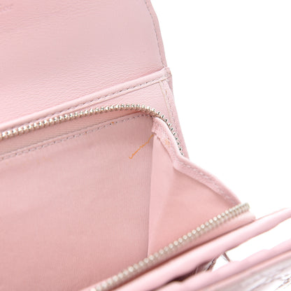 Christian Dior Patent Cannage Lady Dior Explorateur Wallet Pink 9 of 9
