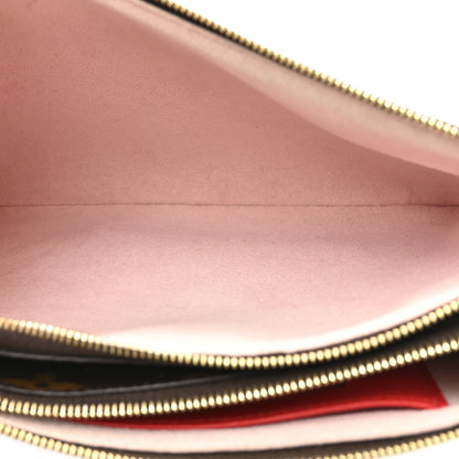 Louis Vuitton Monogram Blooming Flowers Double Zip Pochette 5 of 10