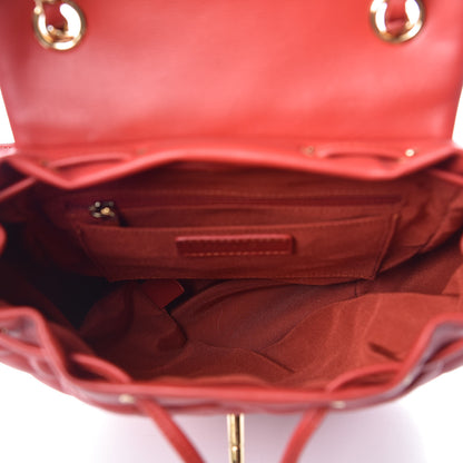 Chanel Calfskin Quilted Small Urban Spirit Backpack Red 5 of 8