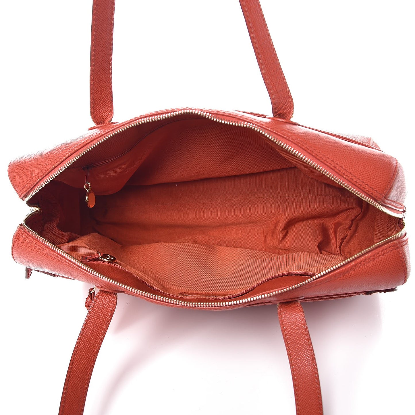 Caviar Zip Top Tote Red