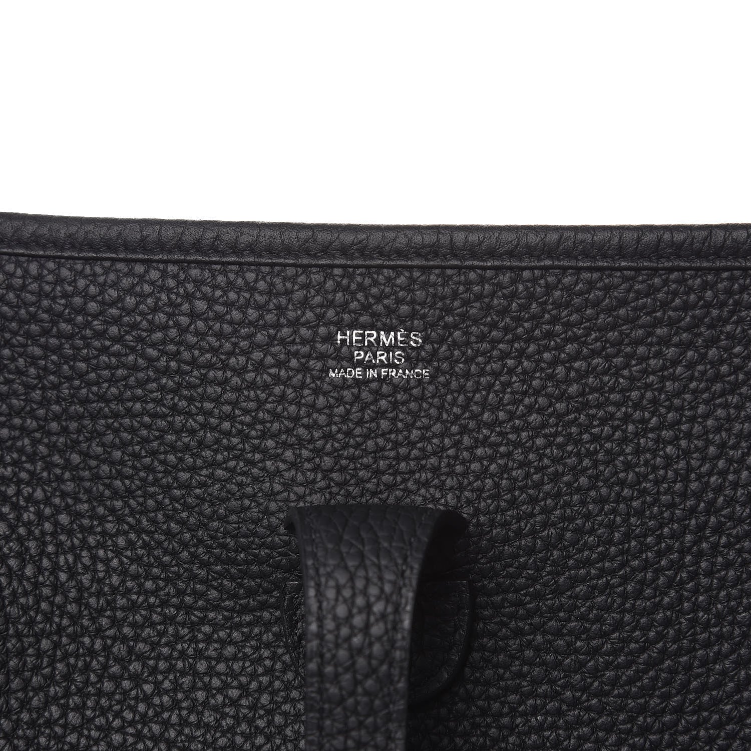 Hermes Taurillon Clemence Evelyne III PM Black 6 of 9