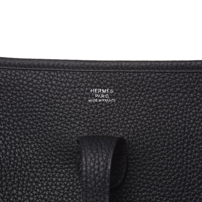 Hermes Taurillon Clemence Evelyne III PM Black 6 of 9