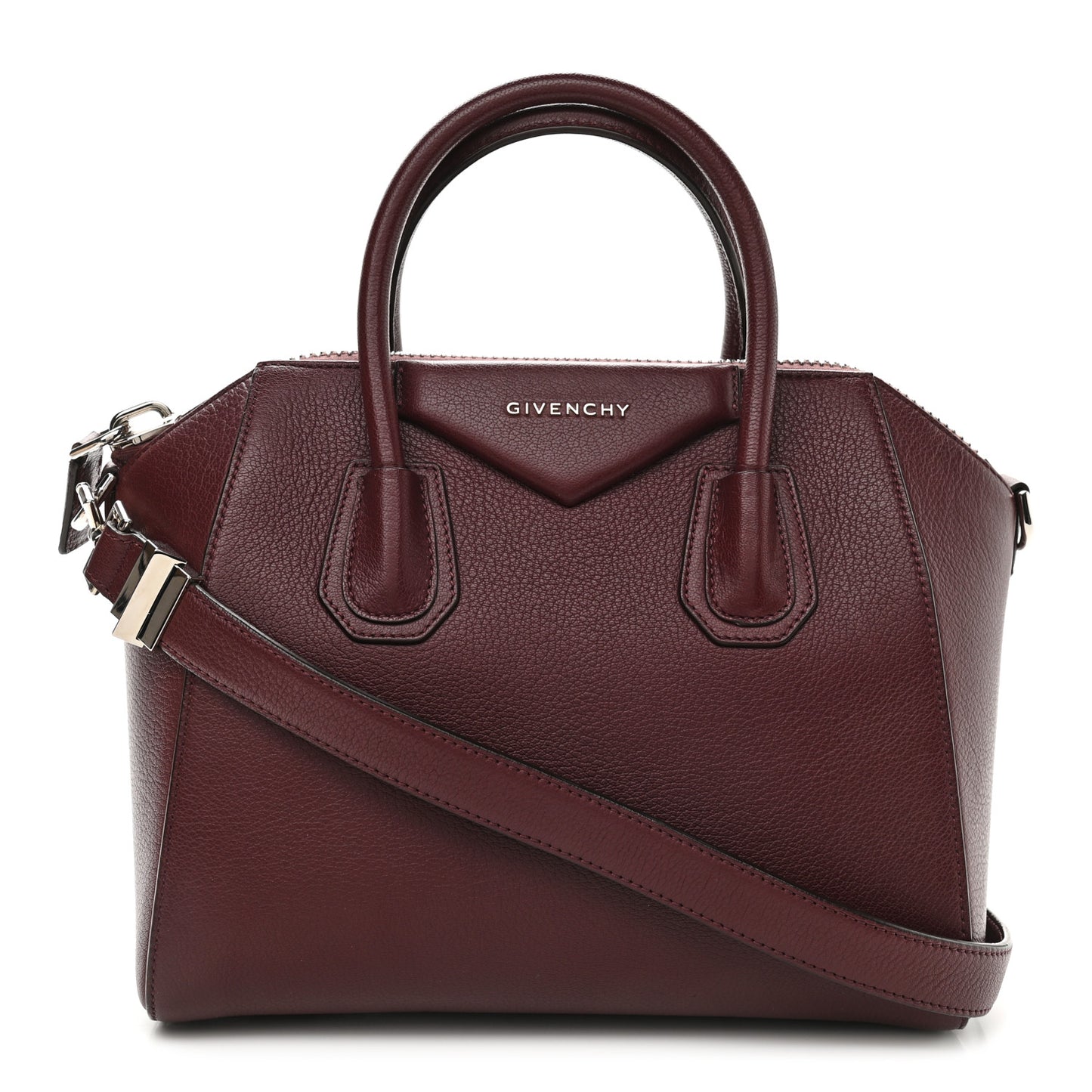 Sugar Goatskin Small Antigona Oxblood