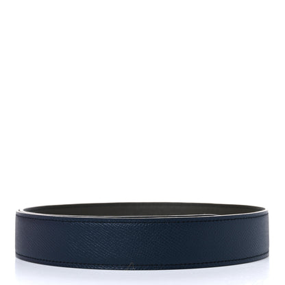 Hermes Epsom 32mm Belt Strap 85 Bleu Indigo Vert Gris 2 of 6