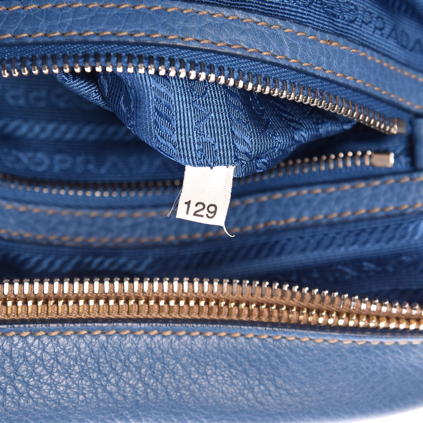 Vitello Daino Dome Satchel Cobalto