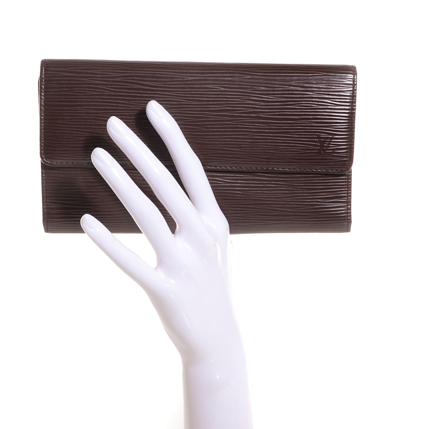 Louis Vuitton Epi Porte Tresor International Wallet Moka 2 of 8