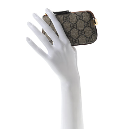Gucci GG Supreme Monogram Key Case Brown 2 of 7