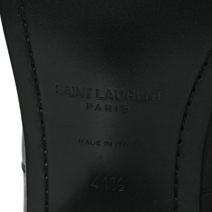 Saint Laurent Calfskin Mens Banana 50 Boots 41.5 Black 7 of 10