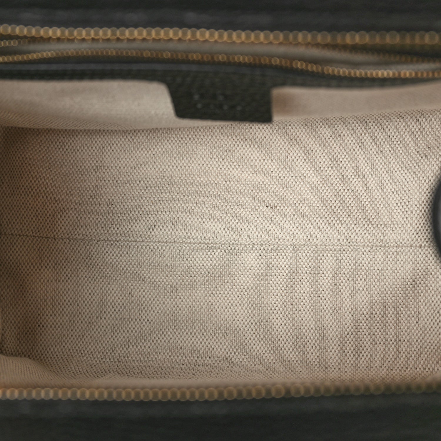 Gucci Pebbled Calfskin Medium Soho Top Handle Satchel Black 5 of 10