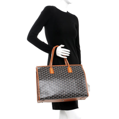 Goyard Goyardine Marquises Tote Black Gold 2 of 8