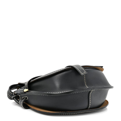 Loewe Grained Calfskin Small Gate Crossbody Bag Navy 4 of 10