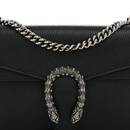 Gucci Pebbled Calfskin Small Dionysus Shoulder Bag Black 8 of 10