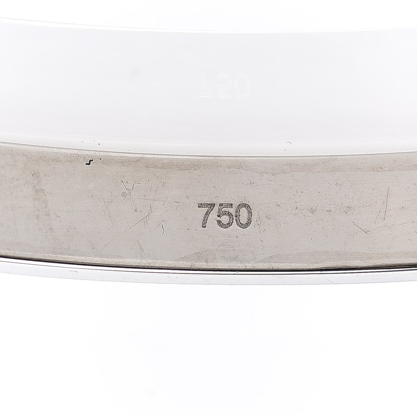 18K White Gold LOVE Bracelet 20