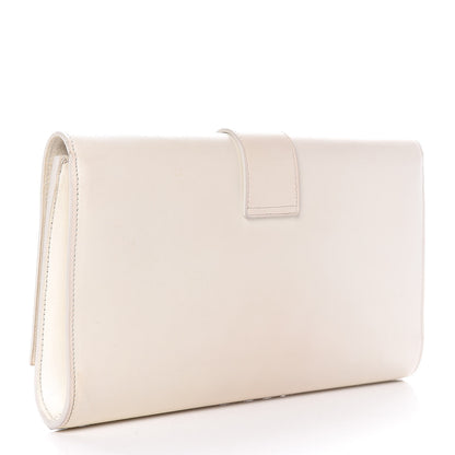 Saint Laurent Calfskin Classic Y Clutch White 3 of 17