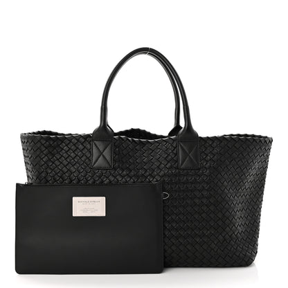 Bottega Veneta Nappa Intrecciato Medium Cabat Black 3 of 11