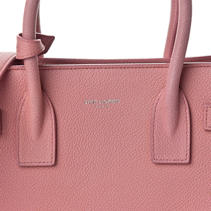 Saint Laurent Grained Calfskin Baby Sac De Jour Dark Rose 8 of 16