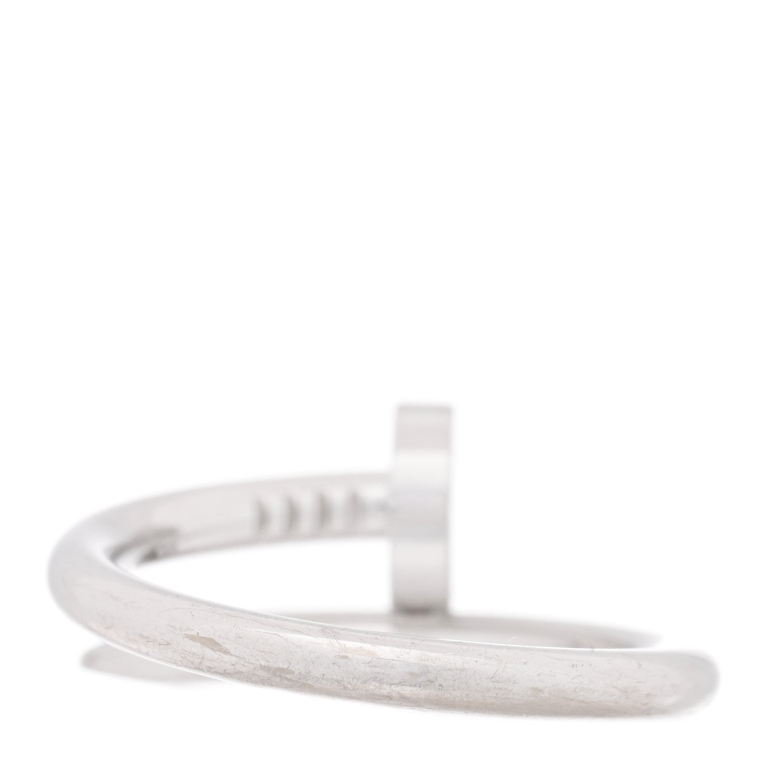 Cartier 18K White Gold Juste Un Clou Ring 57 8 3 of 6
