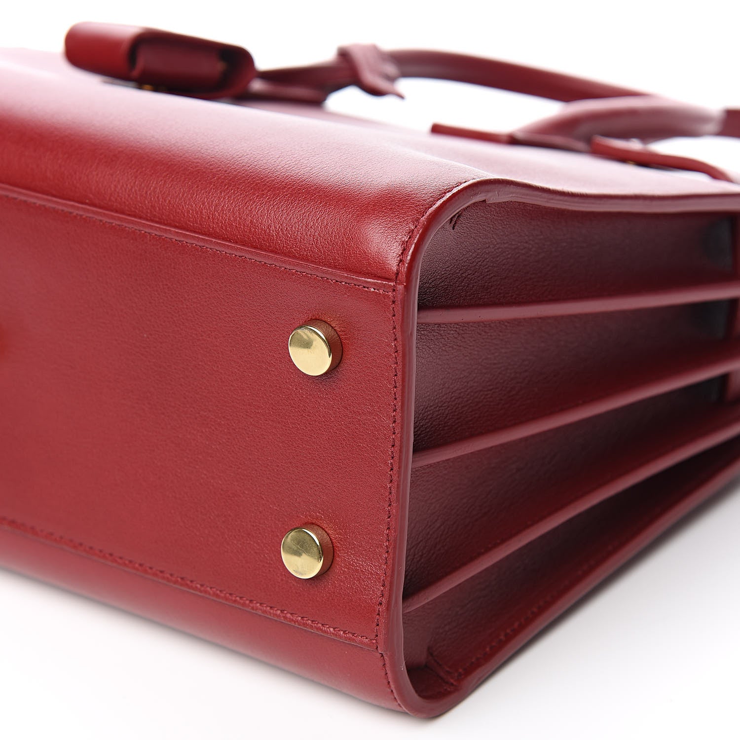 Saint Laurent Calfskin Baby Sac De Jour Red 8 of 9