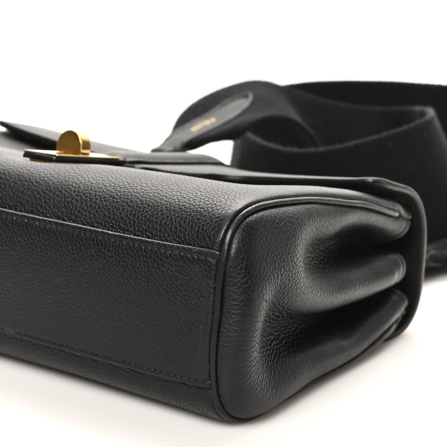 Celine Grained Calfskin Teen Soft 16 Shoulder Bag Black 9 of 9