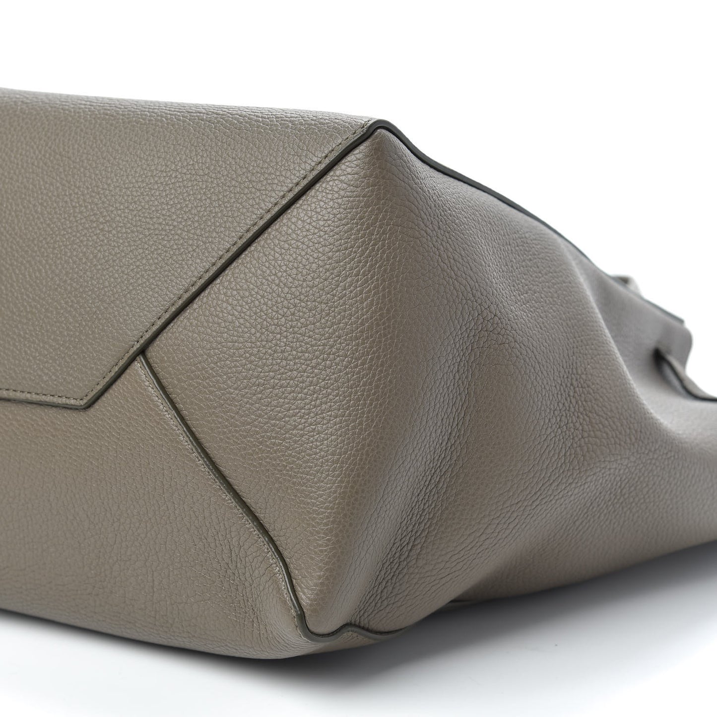 Soft Grained Calfskin Small Belt Cabas Phantom Taupe