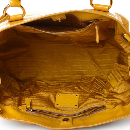 Prada Vernice Naplak Tote Mimosa 3 of 4
