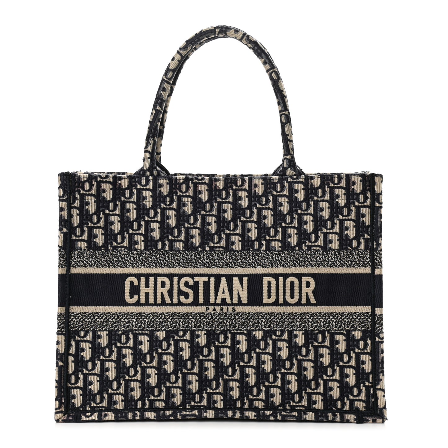 Oblique Medium Book Tote Blue Multicolor