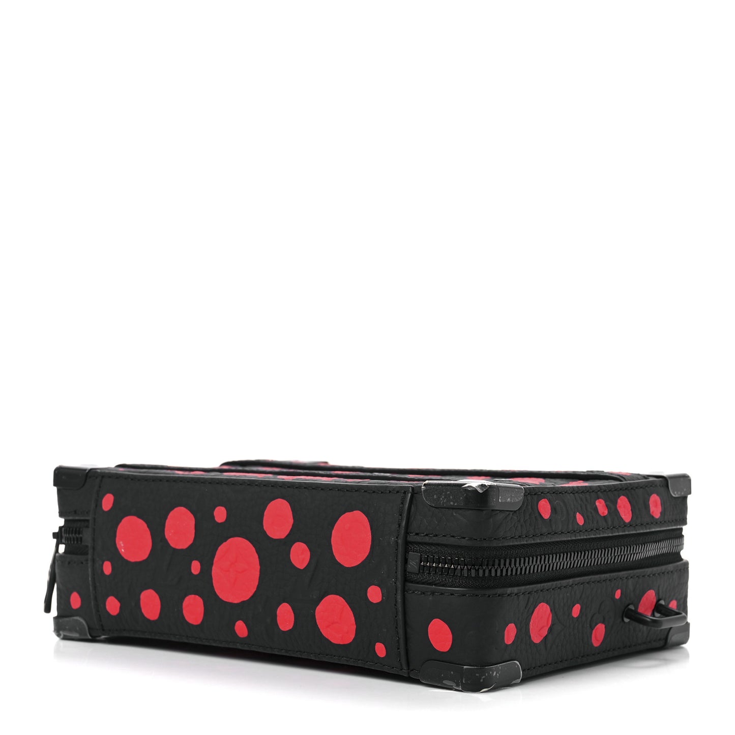 LV X YK Taurillon Monogram Handle Soft Trunk Black Red