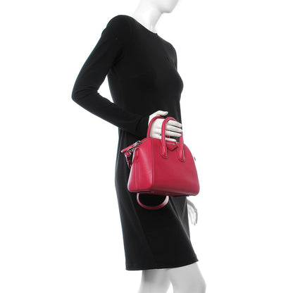 Givenchy Sugar Goatskin Mini Antigona Fushia 2 of 8