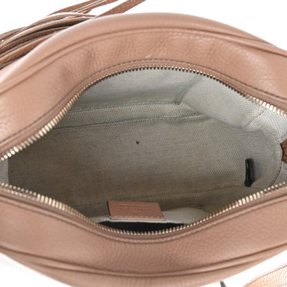 Gucci Pebbled Calfskin Small Soho Disco Bag Camelia 5 of 12