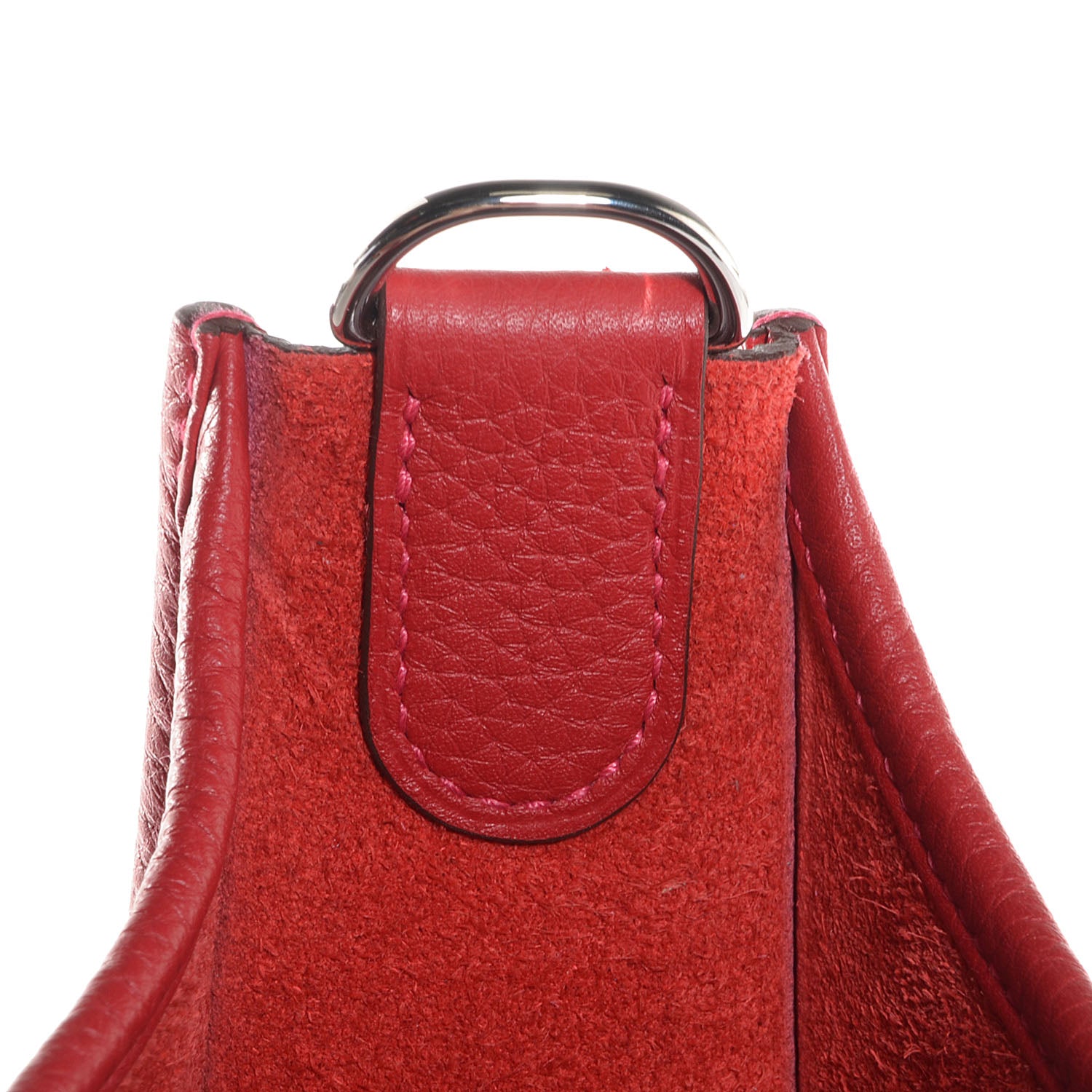 Hermes Taurillon Clemence Evelyne III GM Rouge Casaque 6 of 15