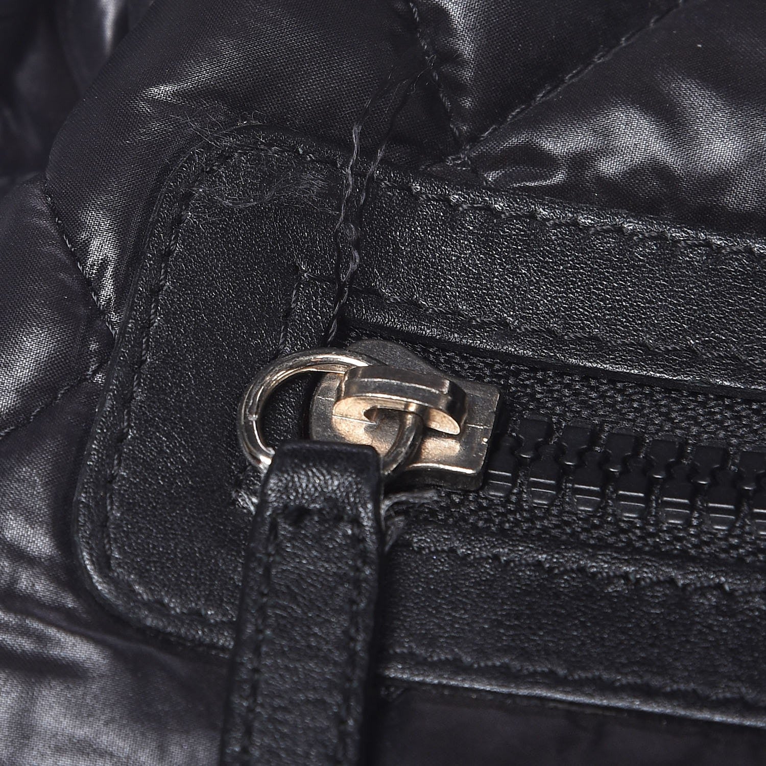 Chanel Nylon Quilted Coco Cocoon Bowler Black 8 of 8