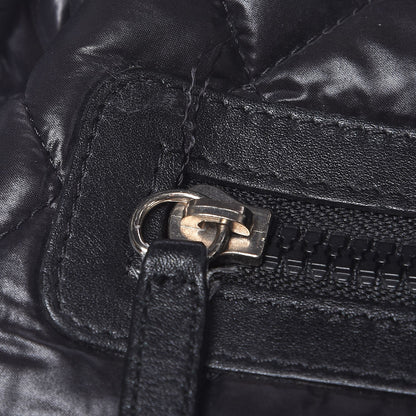 Chanel Nylon Quilted Coco Cocoon Bowler Black 8 of 8