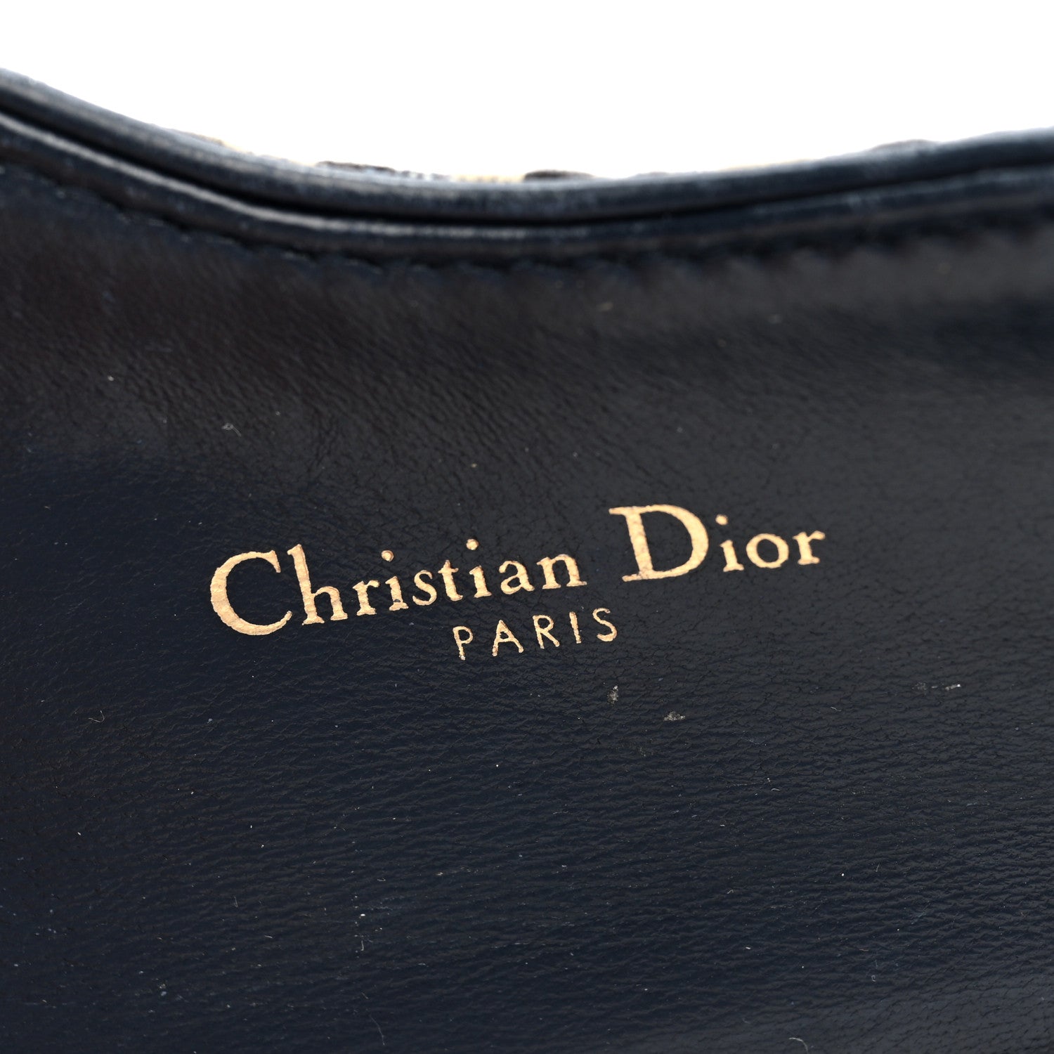 Christian Dior Oblique Saddle Card Holder Blue 6 of 6