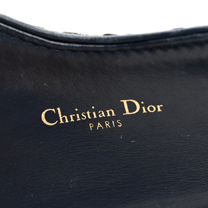 Christian Dior Oblique Saddle Card Holder Blue 6 of 6