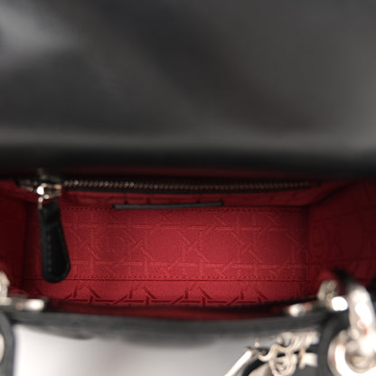 Christian Dior Lambskin Cannage Mini Lady Dior Black 5 of 11