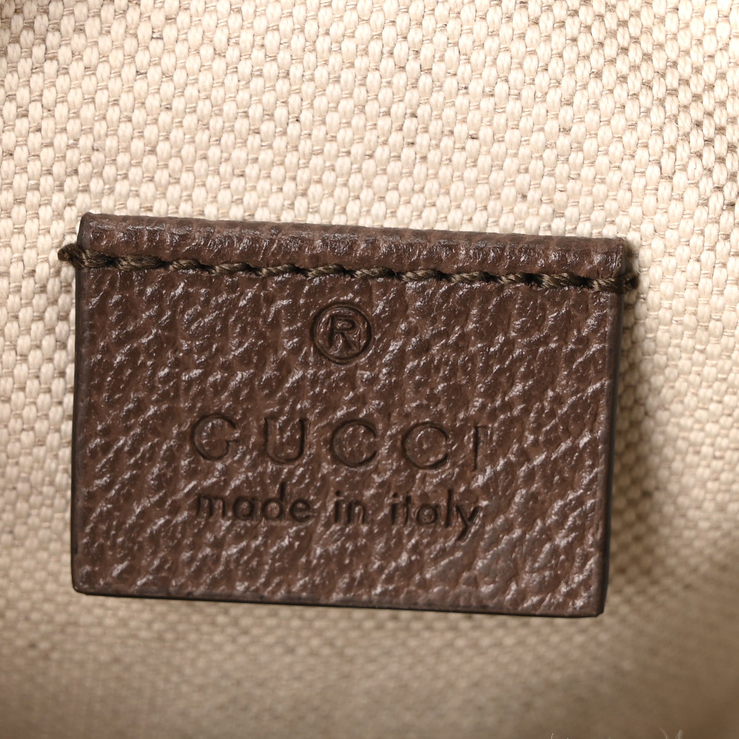 Gucci GG Supreme Monogram Mini Neo Vintage Double Zip Messenger Bag Beige New Acero Crop 5 of 9