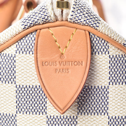 Louis Vuitton Damier Azur Speedy 30 8 of 13